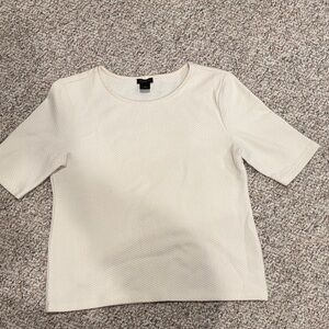 Ann Taylor Cream Women's Business Top